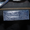 Secondhand Balenciaga City Classic Studs Bag Woven Crocodile Embossed