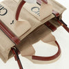 Secondhand Chloe Woody Convertible Tote Canvas with
