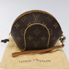 Louis Vuitton Ellipse Wristlet Clutch Monogram Canvas