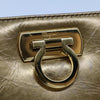 Salvatore Ferragamo Vintage Gancini Chain Shoulder Bag Leather