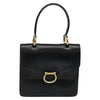 Secondhand Celine Gancini Handbag Black Leather Bags