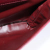 Secondhand Celine Circle logo Burgundy Leather Bags