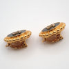 Secondhand Chanel Vintage Round CC Clip-On Earrings