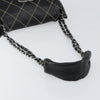 Chanel Wild Stitch chain Flap Shoulder Bag Leather