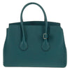 Secondhand Bally Vintage Handbag Green Leather Bags