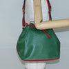 Louis Vuitton Bicolor Petit Noe Handbag Epi Leather