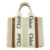 Secondhand Chloe Woody Convertible Tote Canvas with