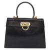 Salvatore Ferragamo Convertible Top Handle Bag Leather