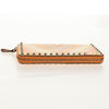 Secondhand Valentino Garavani Rockstud Zip Around Wallet Striped