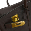Hermes HAC Birkin Bag Brown Togo with Gold Hardware
