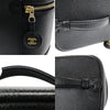Chanel Vintage Timeless Cosmetic Case Caviar