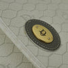 Christian Dior Vintage Honeycomb Flap Crossbody Bag Coated Canvas