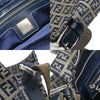 Secondhand Fendi Vintage Flap Shoulder Bag Zucchino Canvas with
