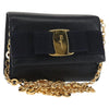 Secondhand Salvatore Ferragamo Chain Flap Shoulder Bag