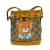 Gucci Doraemon Bucket Bag Printed Mini GG Coated Canvas