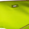 Hermes Kelly Mini II Bag Green Epsom with Palladium Hardware