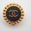 Secondhand Chanel Vintage Round CC Clip-On Earrings