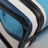 Balenciaga Bazar Convertible Tote Striped Leather
