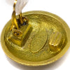 Secondhand Chanel Vintage CC Round Button Clip-On Earrings