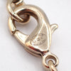 Chanel CC Dog Tag Pendant Necklace Metal with Crystals