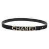 Chanel Logo Belt Leather