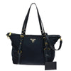 Secondhand Prada Convertible Logo Tote Tessuto