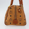 MCM Visetos Handbag Canvas and Leather