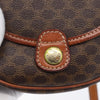 Celine Vintage Macadam Shoulder Bag Canvas and Leather