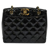 Secondhand Chanel Vintage Chain Tote Quilted Patent