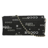 Chanel Chocolate Bar Flap Bag Quilted Printed Canvas