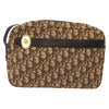 Christian Dior Vintage Trotter Shoulder Bag Canvas
