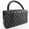 Chanel Vintage Twin Top Handle Flap Bag Quilted Lambskin
