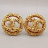 Secondhand Chanel Vintage CC Logo Round Clip-on Earrings