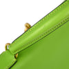 Secondhand Hermes Kelly Handbag Green Gulliver with Gold Hardware