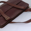 Secondhand Burberry Handle Tote Brown Leather Accessories