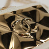 Chanel CC Zip Around Clutch with Chain Quilted Metal and Lambskin