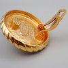 Secondhand Chanel Vintage Round Clip-On Earrings Metal with Faux