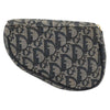 Christian Dior Saddle Zip Pouch Diorissimo Canvas
