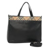 Secondhand Burberry Nova Check Tote Canvas and