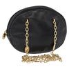 Christian Dior Vintage CD Chain Shoulder Bag Leather