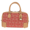 Loewe Amazona Bag Leather and Jacquard Canvas