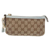 Gucci Jolicouer Wristlet Pouch GG Canvas