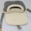 Christian Dior Bobby Flap Bag Shearling and Suede