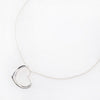 Tiffany & Co. Elsa Peretti Open Heart Pendant Necklace Sterling Silver