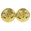 Secondhand Chanel Vintage CC Round Clip-On Earrings