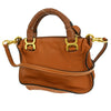 Secondhand Chloe Marcie Satchel Brown Leather Bags