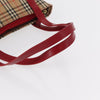 Secondhand Burberry Nova Check Handbag Nova Check Canvas and