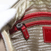 Prada Logo Zip Crossbody Bag Canvas
