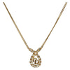 Secondhand Christian Dior CD Pendant Necklace Gold-plated