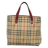 Secondhand Burberry Nova Check Tote Canvas and